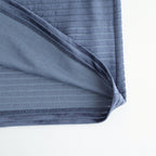 Velour Border T-Shirt #BLUE [I26SS-CUT14]