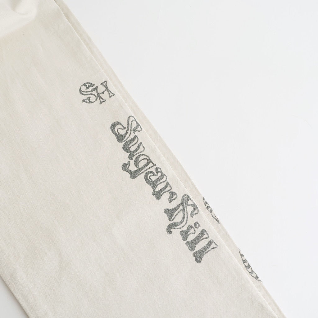 TATTOO FLASH PRINT MODERN DENIM WIDE CUT #ECRU [26440414