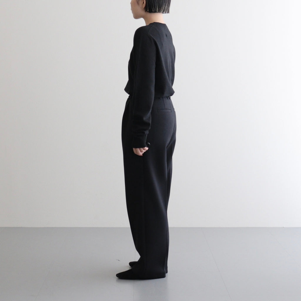 Wool Cashmere Seamless Knit #BLK [12520538]