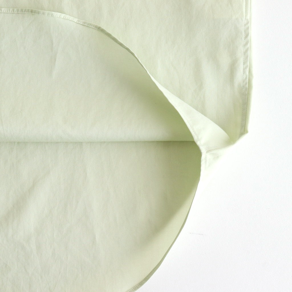 WASHED FINX TWILL SHIRT #LIGHT GREEN [A25SS04TN]