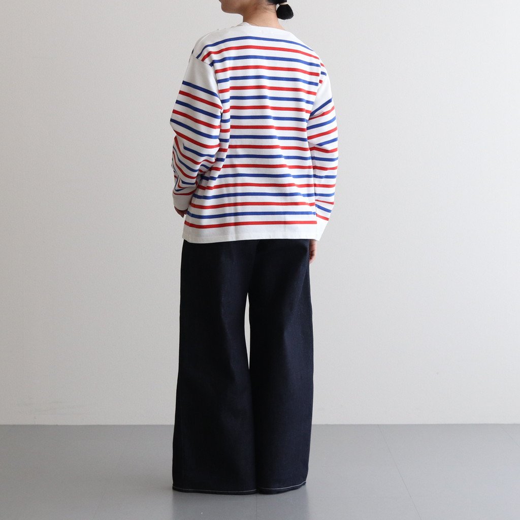 BASQUE SHIRT #TRICOLOR BORDER [H2301-CS001]