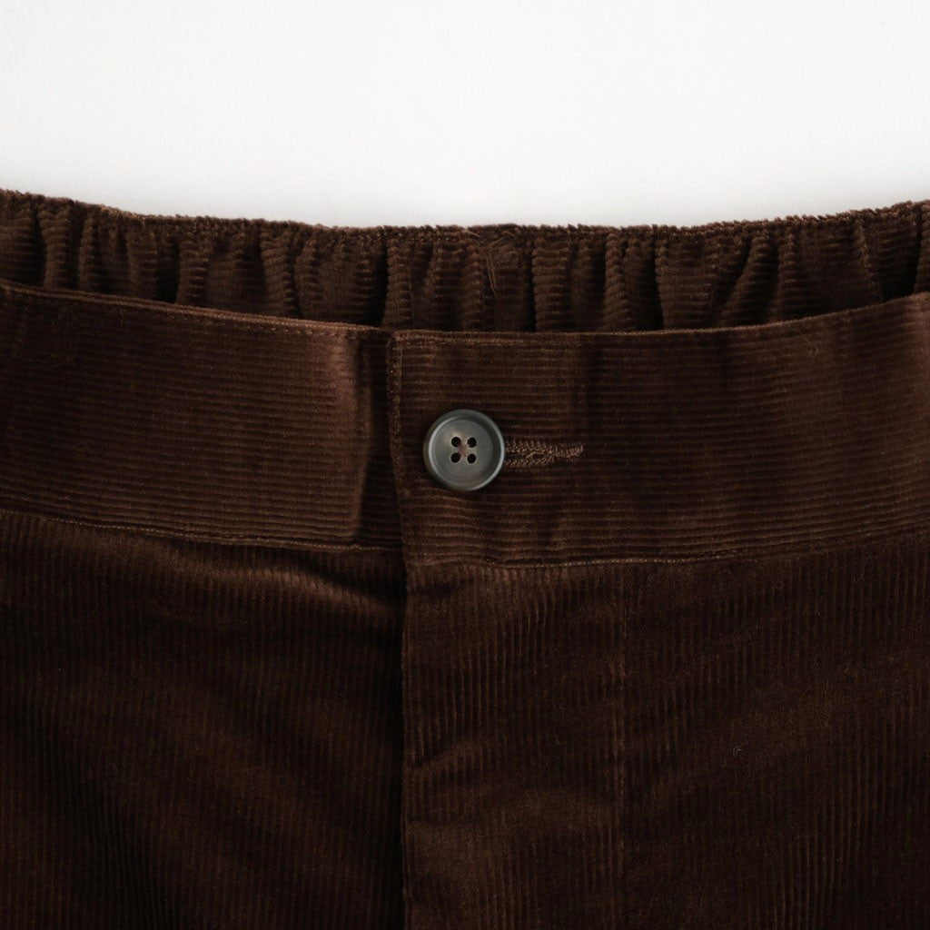 AIR CORDUROY WIDE TROUSERS #BROWN [FSC263-40087]