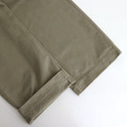 WASHED FINX CHINO ONE-TUCK PANTS #LIGHT KHAKI [A25SP02FC]