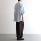 VIS/LI TWILL WIDE EASY TROUSERS #KHAKI [ST.1156]