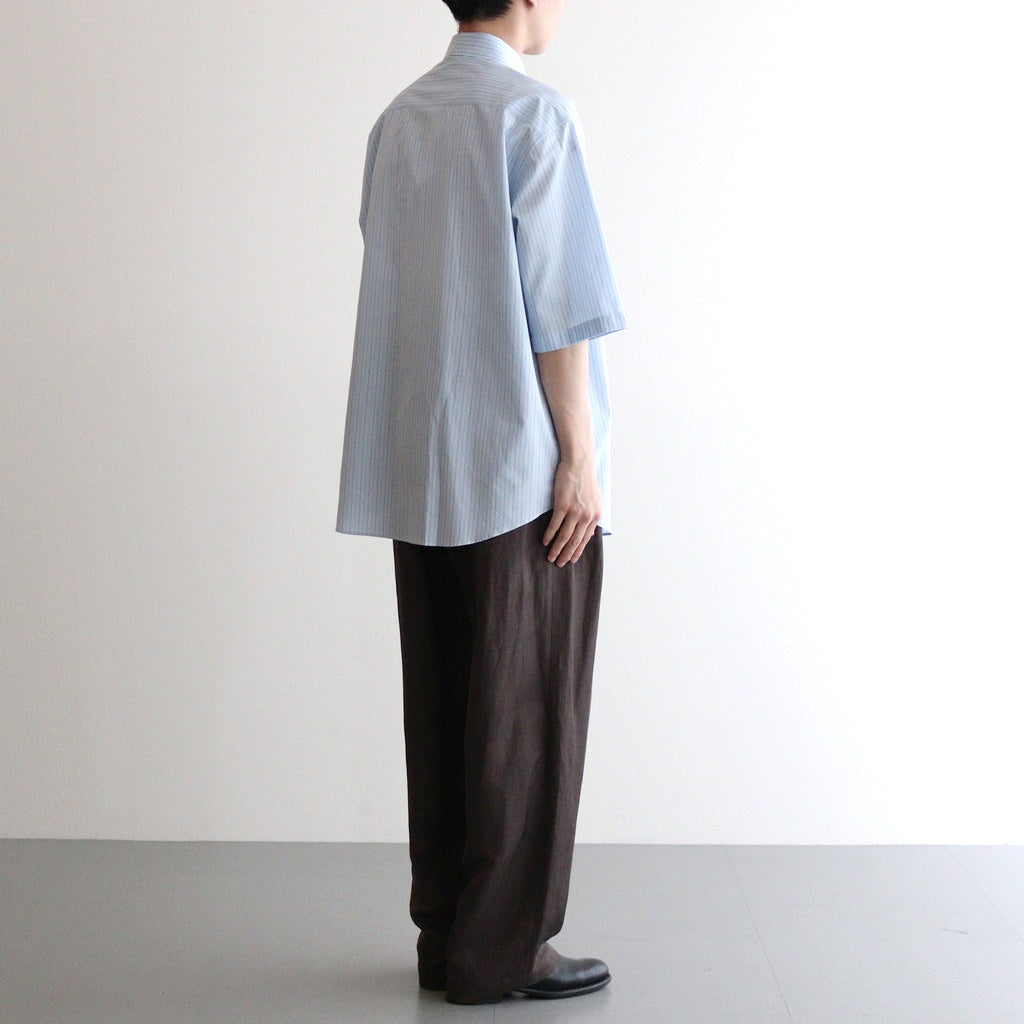 VIS/LI TWILL WIDE EASY TROUSERS #KHAKI [ST.1156]