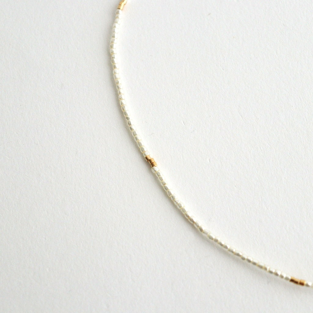 Thin Beads Choker #WHT [12610904]