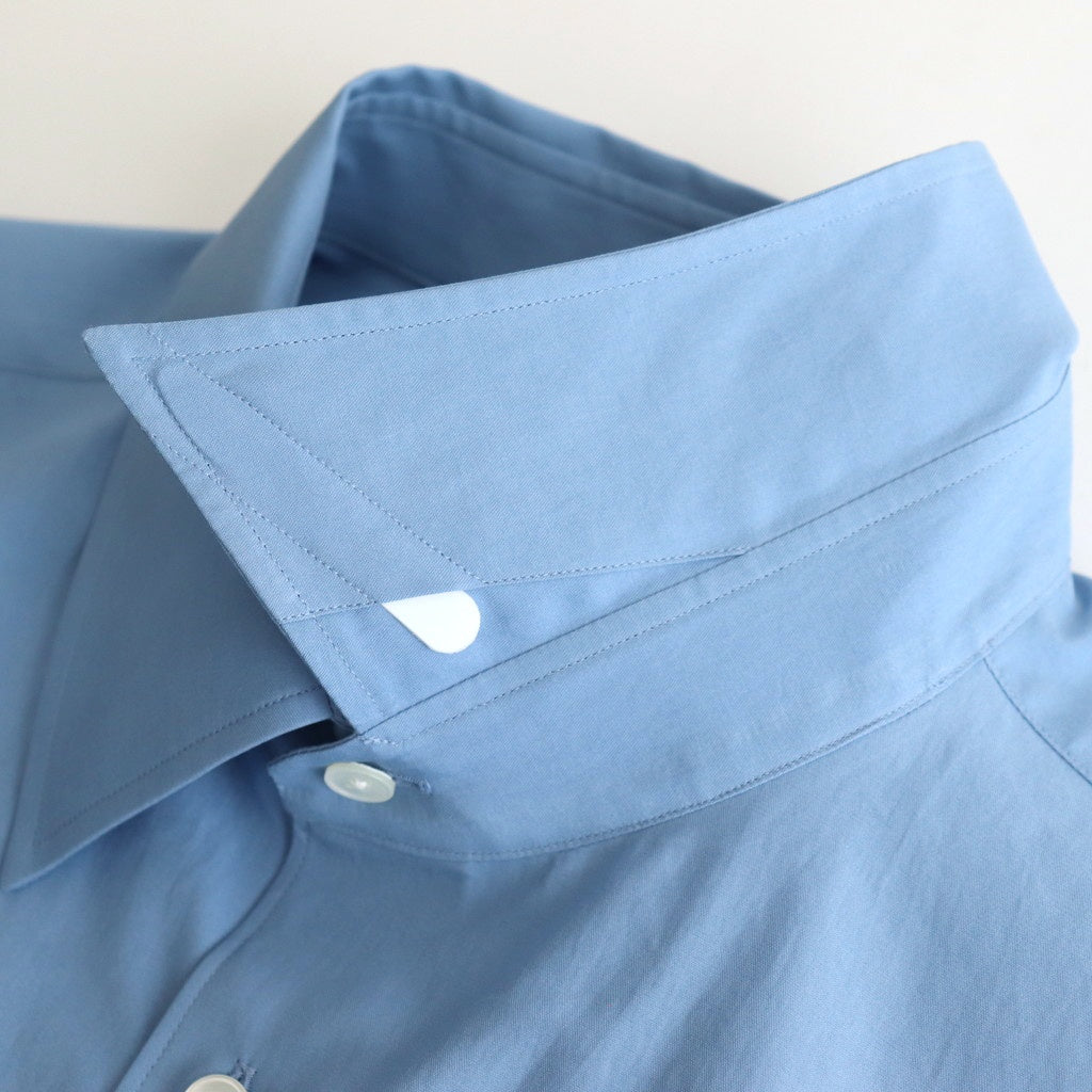 WASHED FINX TWILL SHIRT #BLUE [A25SS01TN]