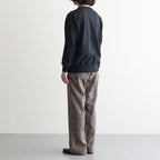 HOMESPUN TWEED PAINTER PANTS #MIX BROWN [A26AP03HT]