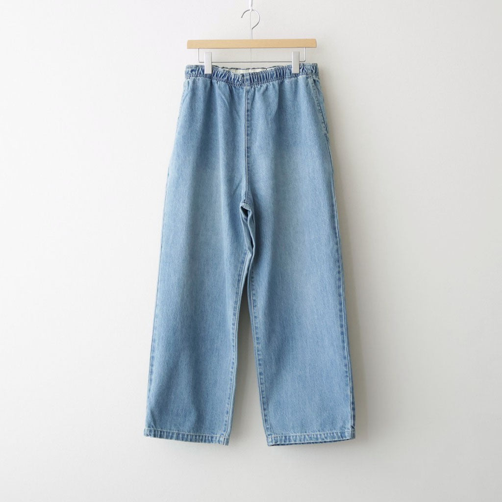 CORPORATE DENIM EASY PANTS #LIGHT WASH [FSC263-40154FB]