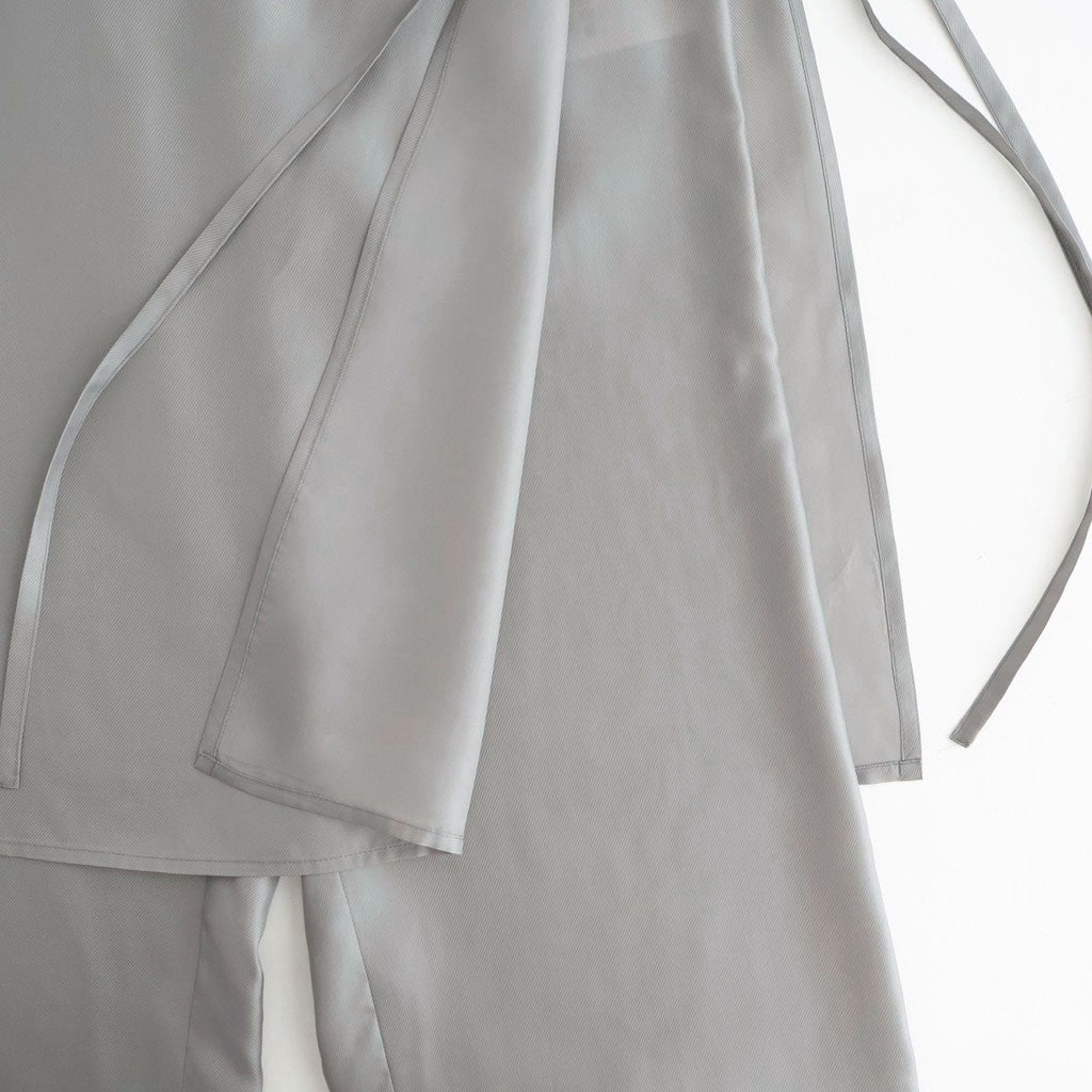 Cupro Layered Pants #GREY [I26SS-PT186]