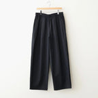 CORPORATE WIDE EASY PANTS #BLACK [FSC263-40169B]