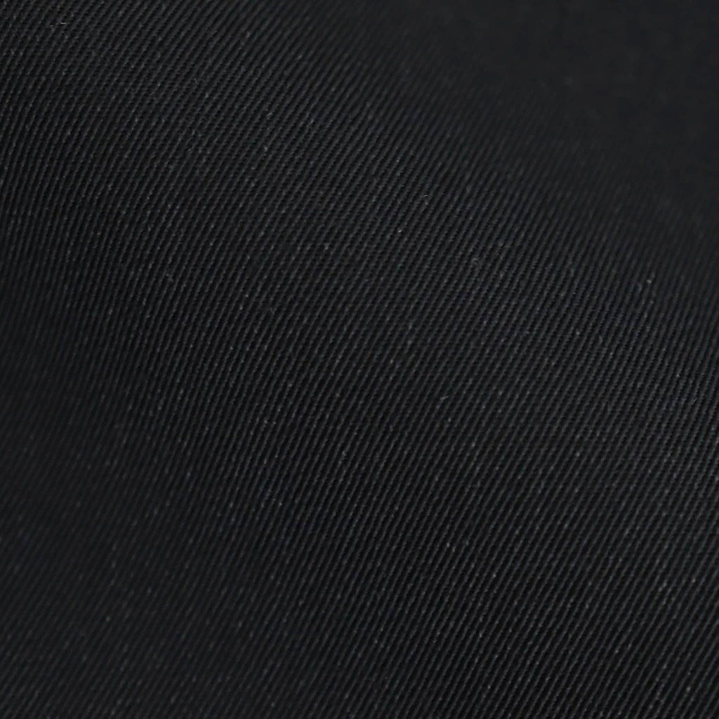 LIGHT WOOL MAX GABARDINE TWO-TUCK SLACKS #TOP BLACK [A26AP03MG]