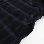FLANNEL CHECK OVER YOKE SHIRT #BLACK [FSC253-50129]