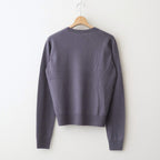 Wool Cashmere Seamless Knit #S/BLU [12520538]