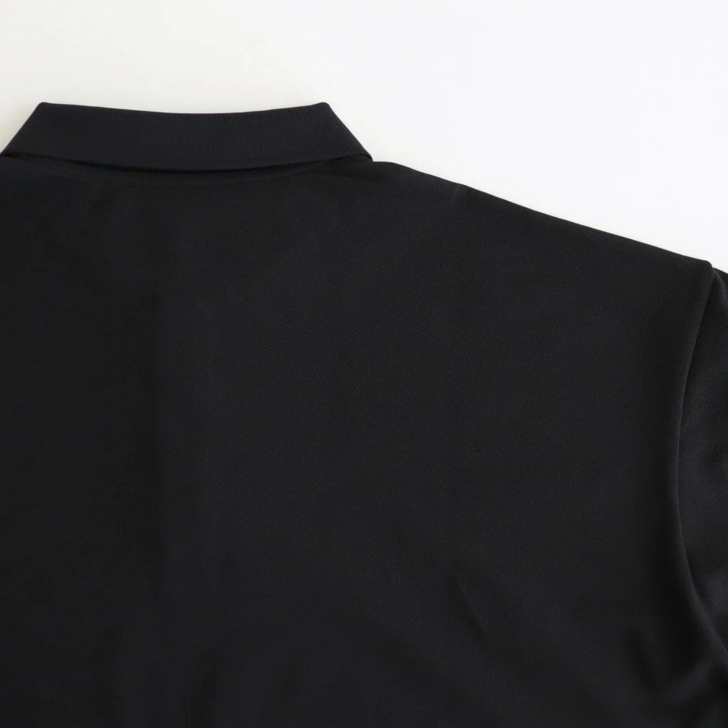 DRY PIQUE JERSEY S/S POLO #BLACK [FSC263-70036]