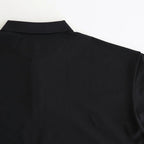 DRY PIQUE JERSEY S/S POLO #BLACK [FSC263-70036]