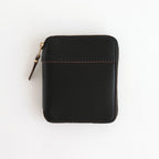 二つ折りZIP財布 - TRIPLE STITCH #Black [8Z-S210-051]
