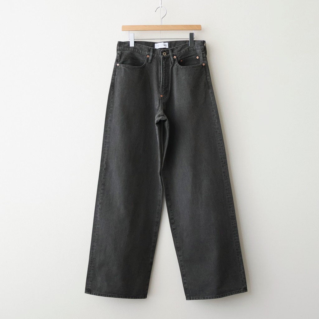 CS MODERN DENIM WIDE CUT #GUNMETAL BLACK [26880402]