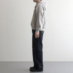 SULFUR DYED OXFORD VINTAGE WIDE PANTS #BLACK [ST.1395]