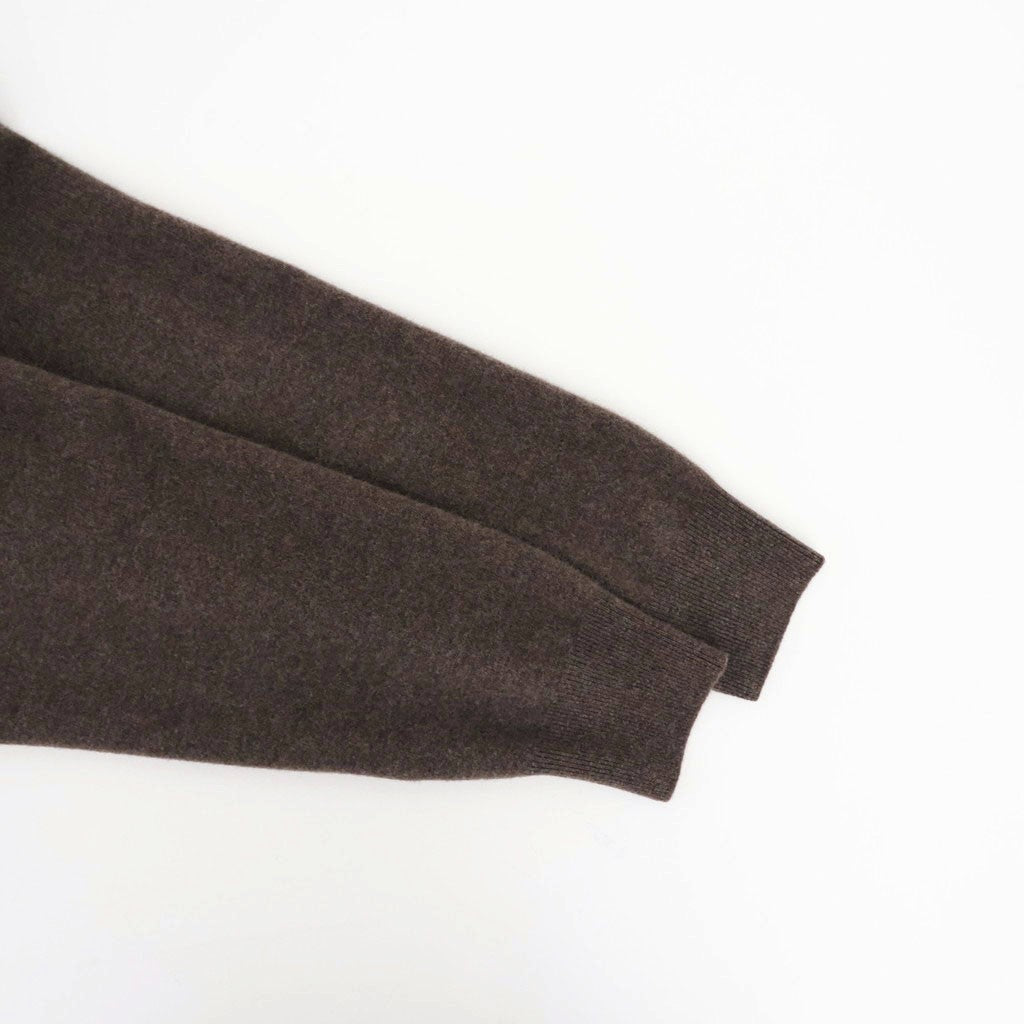 EXTRA FINE WOOL KNIT TURTLE NECK LS #MOCHA [ST.1635]
