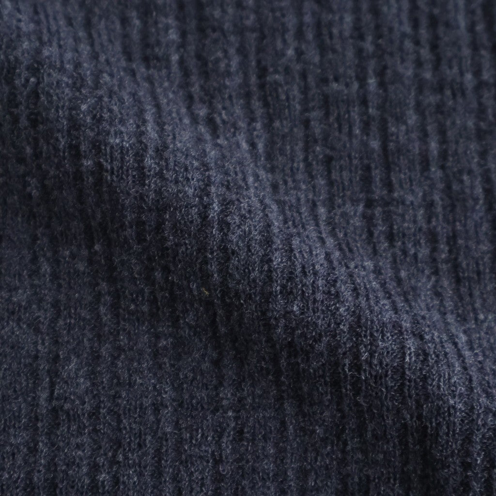 Crepe Knit Shirt #BLACK [2601-006]