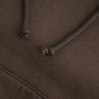 SMOOTH SOFT SWEAT P/O PARKA #DARK BROWN [A26AP01TU]