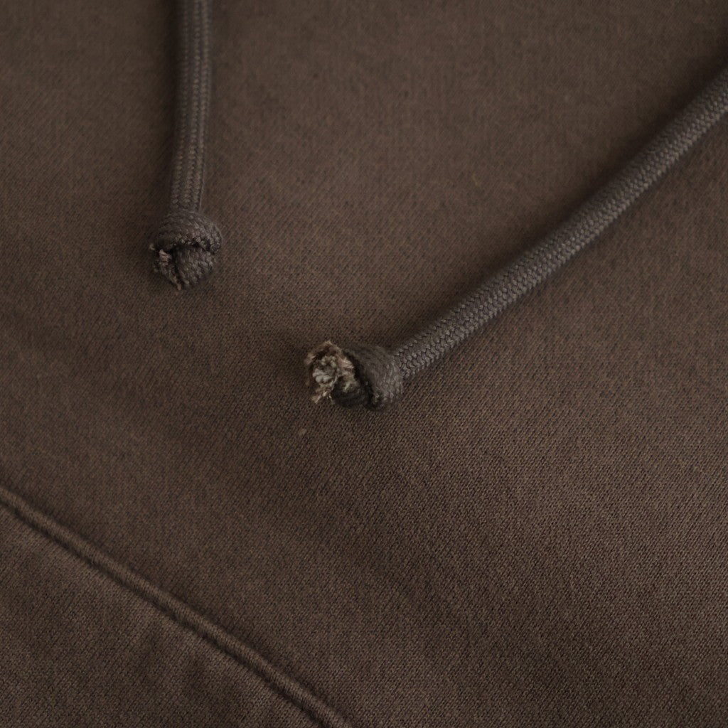 SMOOTH SOFT SWEAT P/O PARKA #DARK BROWN [A26AP01TU]
