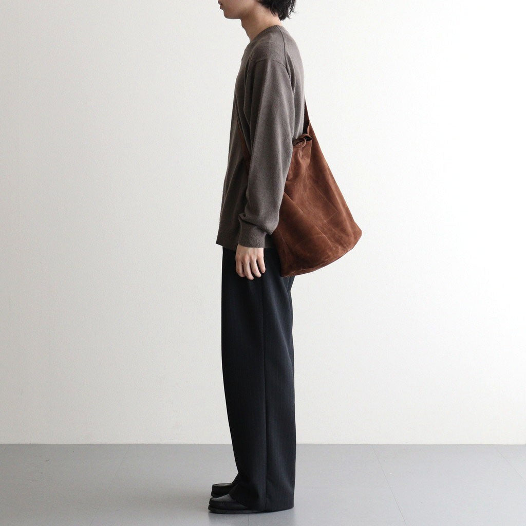 3WAY LARGE TOTE （OIL SUEDE） #COFFEE BROWN [L-1]