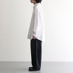 Selvage Denim Two Tuck Pants #BLACK DARK FADE [GU263-40061DB]