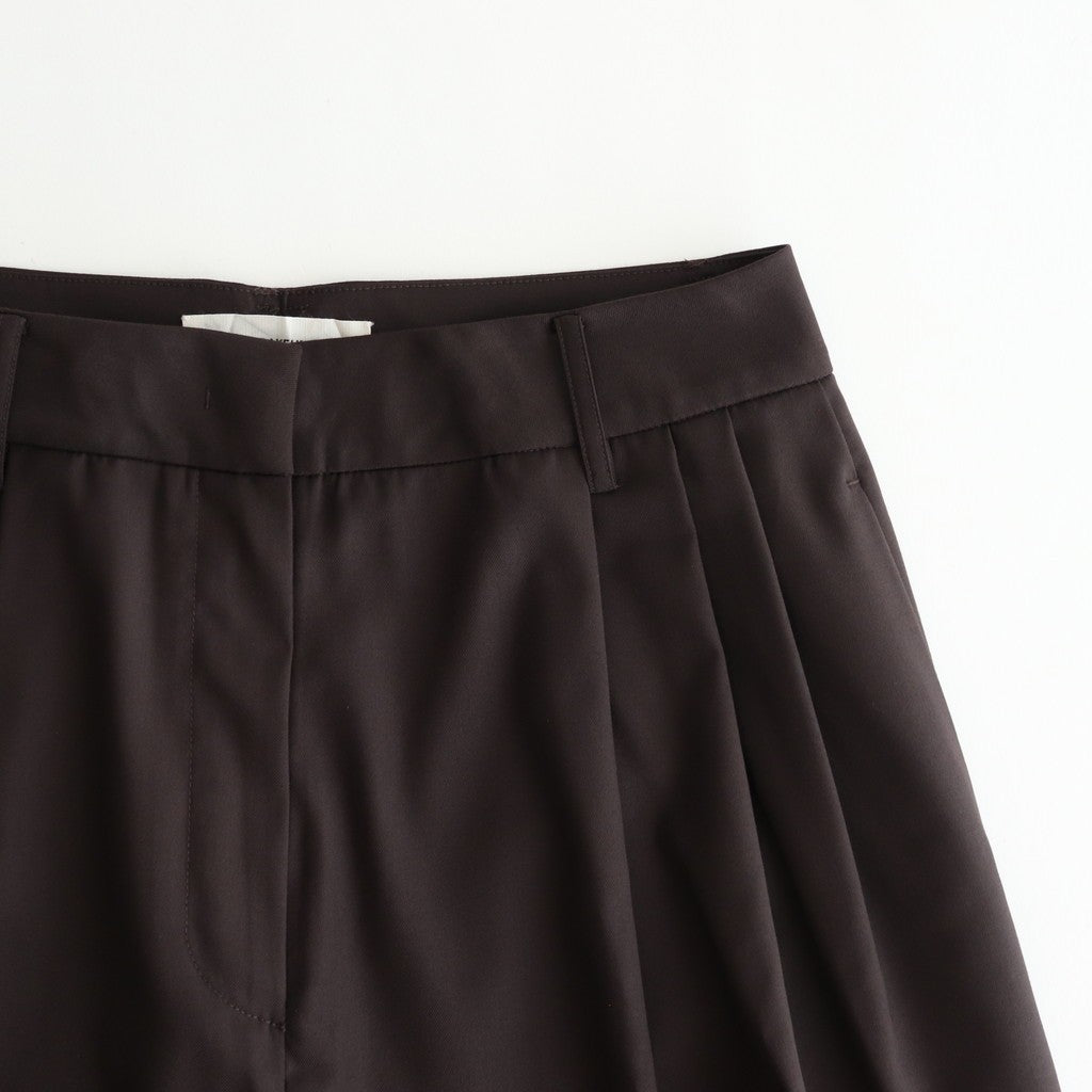 Lightweight Tuck Trousers #D/BRN [12520704]