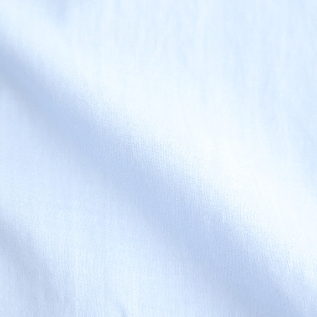 COTTON SILK OVERSIZED SS SHIRT #SAX [ST.1498]