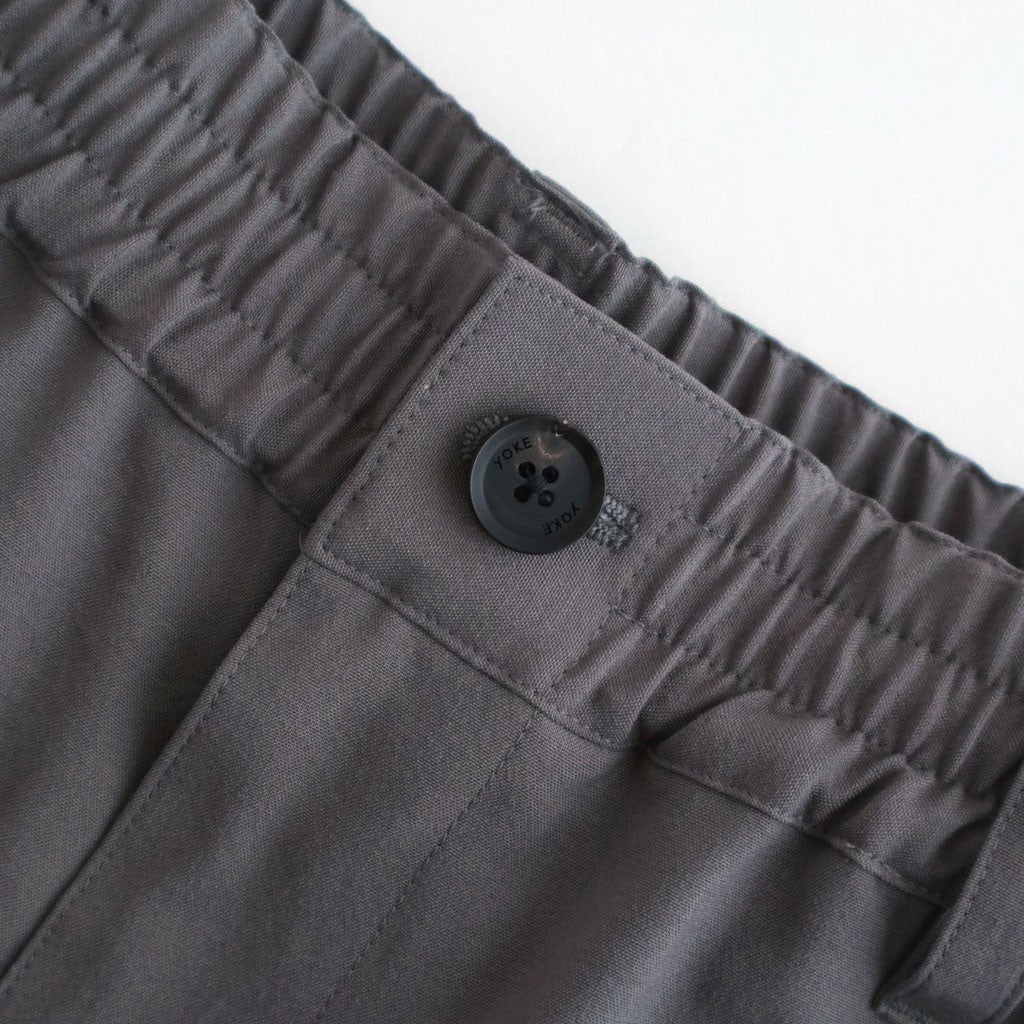 Wool Washer Tropical 2Pleated Easy Shorts #GRAY [YK26SS01174P]