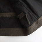 WASHED FINX COTTON GABARDINE FLIGHT BLOUSON #DEEP OLIVE [A25AB01HM]