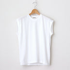 SEAMLESS CREW NECK SLEEVELESS #WHITE [A00T06ST]