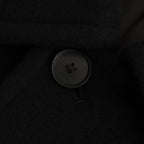 SUPER FINE WOOL MOSSER SOUTIEN COLLAR COAT #BLACK [A24AC01WM]