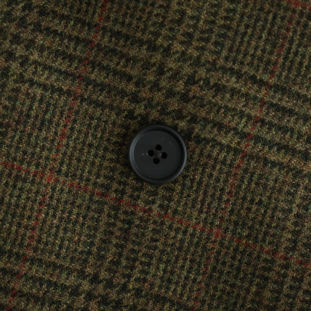 BRITISH TWEED OVERSIZED PEAK LAPEL JACKET #TWEED CHECK [ST.1586]