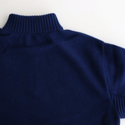 HALF ZIP PULLOVER SWEATER #ROYAL BLUE [YK24FW0833S]