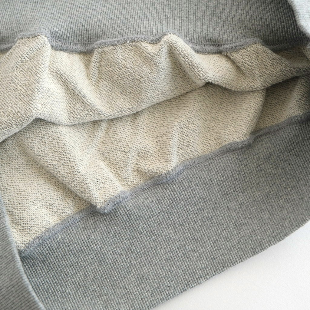 LIGHT OZ CREW NECK SWEAT - COLLEGE #H.GRAY [FSC253-70017]