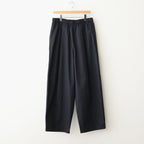 CORPORATE WIDE EASY PANTS #BLACK STRIPE [FSC262-40014B]