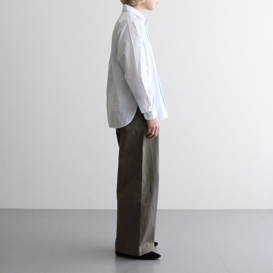 COMFORT SHIRT RELAX LONG #sax st [64103]