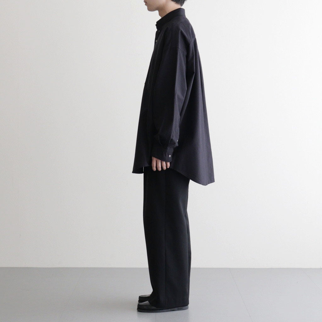 Oxford L/S Oversized B.D Shirt #BLACK [GM261-50021B]