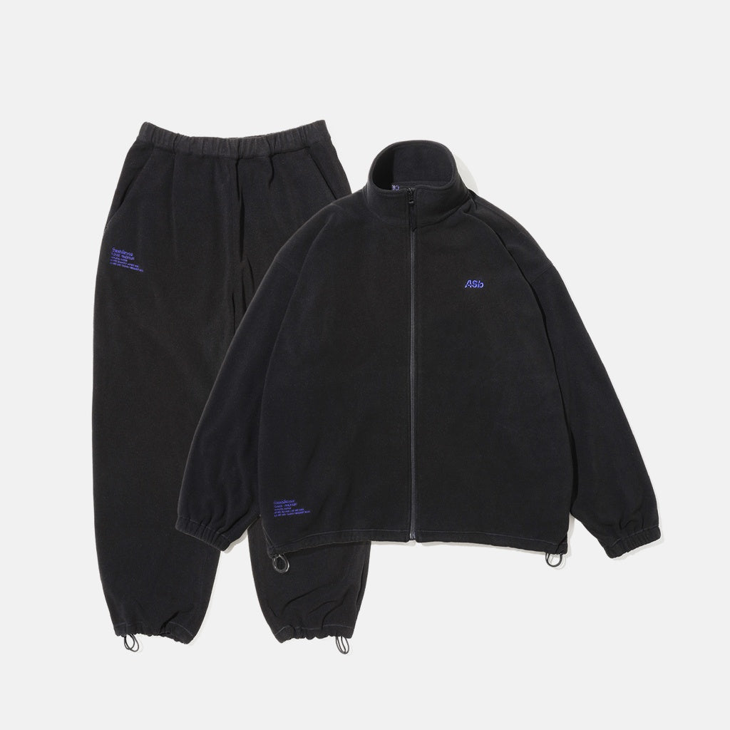 AS×FS FLEECE TRACK SUIT #BLACK [FSC253-60157AS]