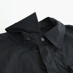 エステルウェザー ジップブルゾン #BLACK [HQ-J015-051]