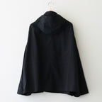 FMSTJK - ナイロンタッサー ガーメントダイ ショートモッズコート #95 Black [SN_FR1002JK]