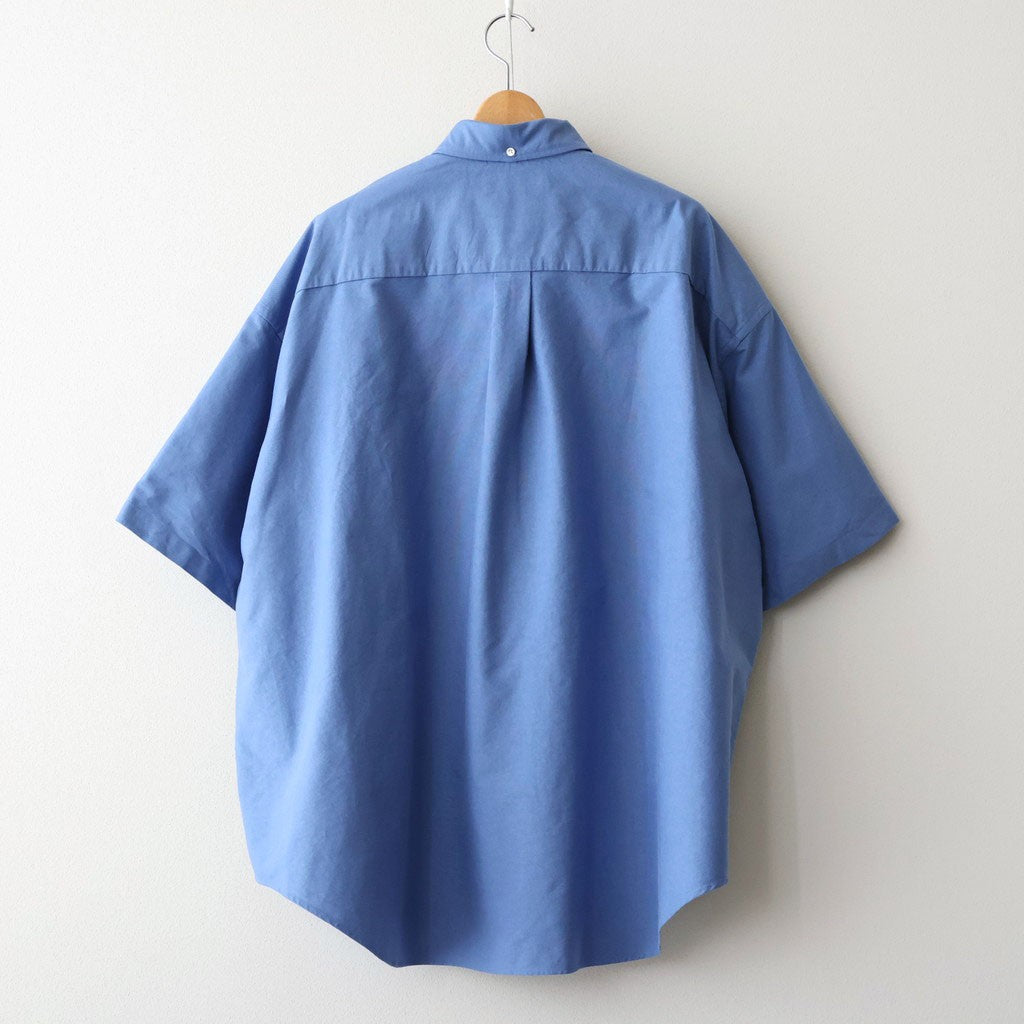 Oxford S/S Oversized B.D Shirt #SAX [GM261-50025B] - ciacura 三重