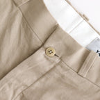 CHINO CLOTH PANTS WIDE #beige [65608]