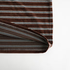 Velvet Border Polo Shirt #BROWN×NAVY [I26AW-BC11]