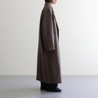 SUPER FINE WOOL MOSSER CHESTERFIELD COAT #TOP BROWN [A25AC05WM]
