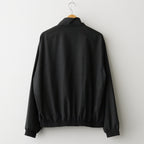 ULTRA FINE TROPICAL WOOL ZIP BLOUSON #TOP CHARCOAL [A26SB01MT]