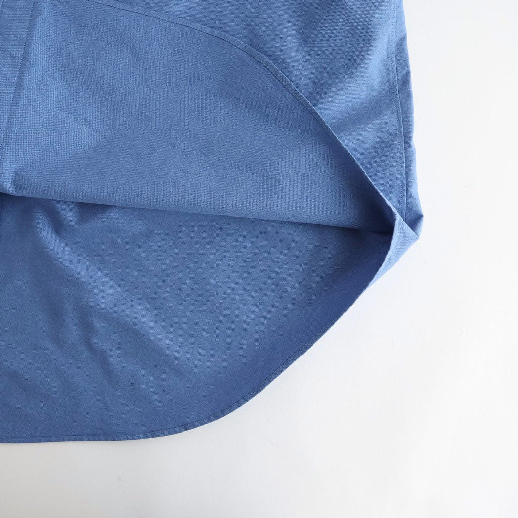 Oxford S/S Oversized B.D Shirt #SAX [GM261-50025B]